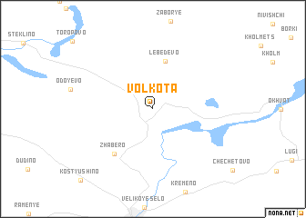 map of Volkota