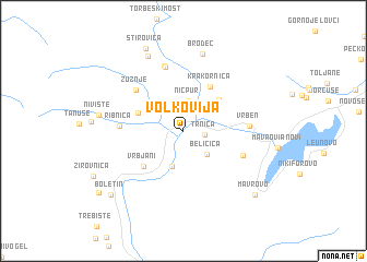 map of Volkovija