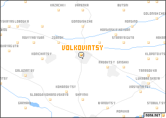 map of Volkovintsy