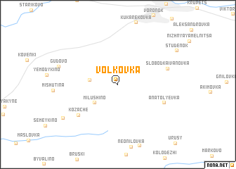 map of Volkovka