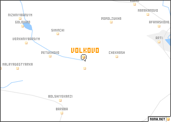 map of Volkovo