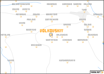 map of Volkovskiy