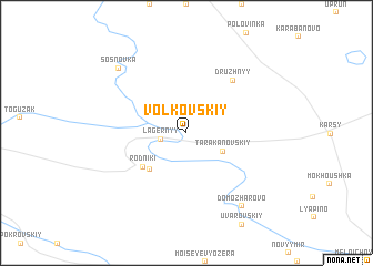 map of Volkovskiy