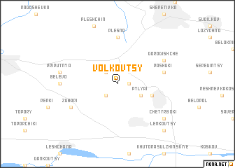 map of Volkovtsy