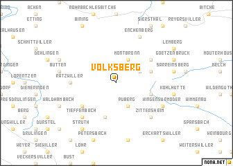 map of Volksberg