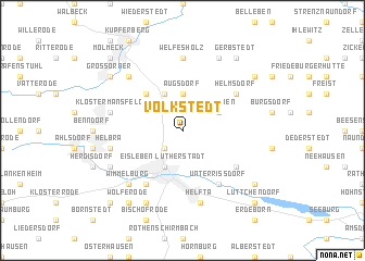 map of Volkstedt