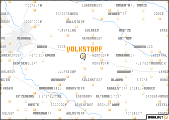 map of Volkstorf