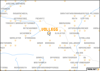 map of Völlegg