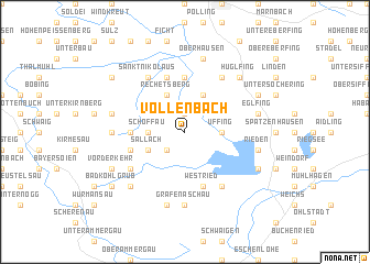 map of Völlenbach