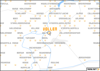 map of Völlen