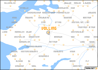 map of Volling