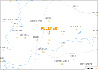 map of Vollmer