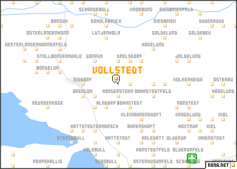 map of Vollstedt