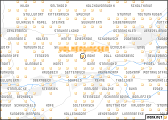 map of Volmerdingsen