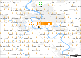 map of Volmerswerth