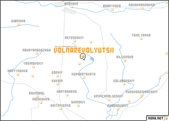 map of Volna Revolyutsii