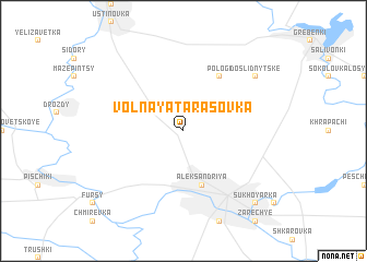 map of Volʼnaya Tarasovka