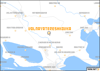 map of Volʼnaya Tereshkovka