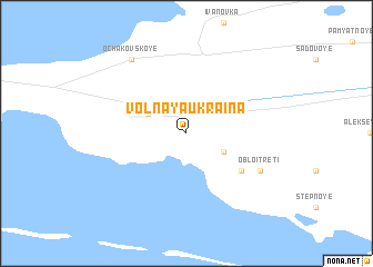 map of Volʼnaya Ukraina