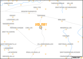 map of Volnay