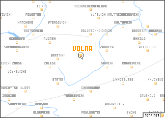map of Volʼna