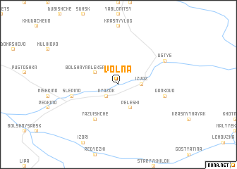 map of Volna