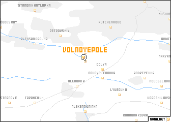 map of Volʼnoye Pole