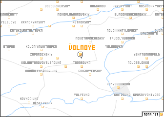 map of Volʼnoye