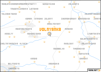 map of Volʼnyanka