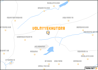 map of Volʼnyye Khutora