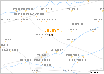 map of Volʼnyy