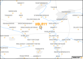 map of Volʼnyy