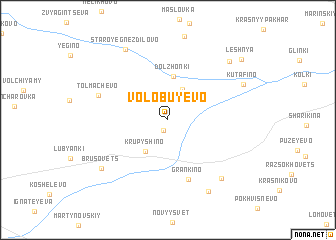 map of Volobuyevo