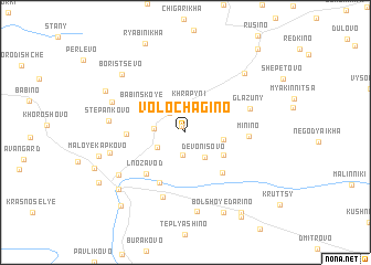 map of Volochagino