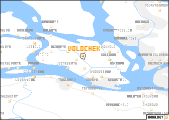 map of Volochek