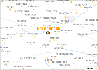 map of Volochën\