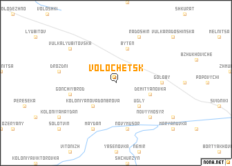 map of Volochetsk