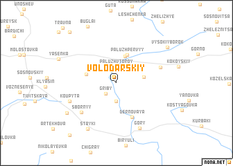 map of Volodarskiy