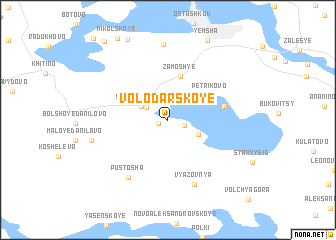 map of Volodarskoye