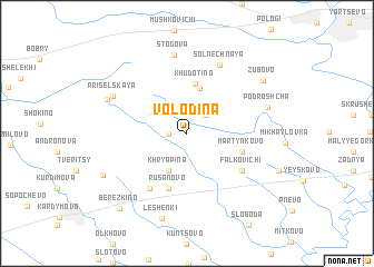 map of Volodina