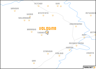 map of Volodina