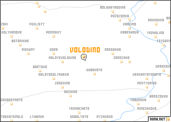 map of Volodino