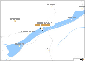 map of Volodino