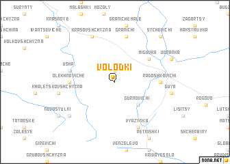 map of Volodʼki