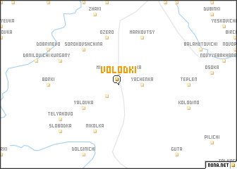 map of Volodʼki