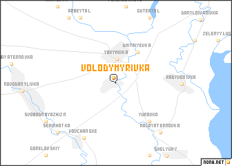 map of Volodymyrivka