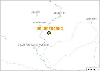 map of Vologzhanka