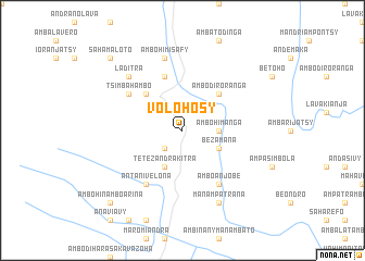 map of Volohosy