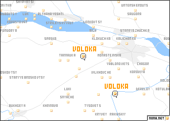 map of Voloka