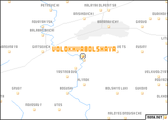 map of Volokhva Bolʼshaya